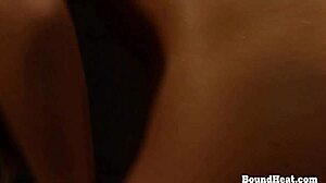 curvy blonde slave stripped naked by lesbian mistress