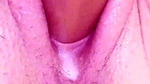 NaughtyHotKitten Drips Creamy Cum from Big Clit Toy Play