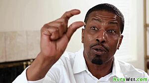 Ever wonder how a busty blonde milf masseuse like Kenzie Taylor seduces Isiah Maxwell with her wet nuru pussy massage?