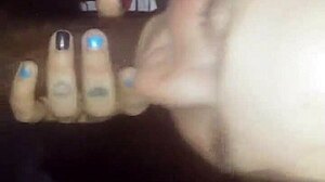 Who sucks my throbbing dick outside?!