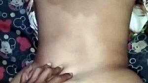 Indonesian Wife Fucked Home Alone After Husband's Angry Fight Exit