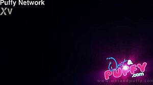 Medison's Juicy Puffy Pussy Lips Drip Wet from Dildo Orgasm Close-Up