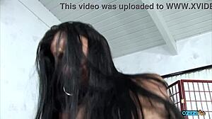 brunette big tits bent over for rough doggystyle pounding