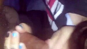 Who sucks my throbbing dick outside?!