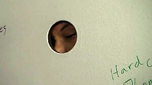 nina rae toys pussy while deepthroating gloryhole cock nonstop