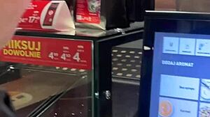 damn she gags hard on this big dose then swallows every drop in dorm!!