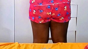 Naked BBW Latina Lotions Massive Curvy Ass