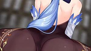ganyu rides cowgirl in super erotic genshin hentai scene