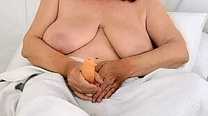 granny spills her big futanari cumshot secret