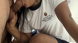 Teen Student Skips School for Married Teacher's Huge Cock Anal Gaping First Time