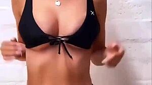 Boutinela's Black Bikini Ass Worship Thong Panties Compilation