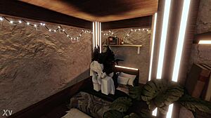 my bunny hg says she needs help but craves my demon dick fucking her brains out