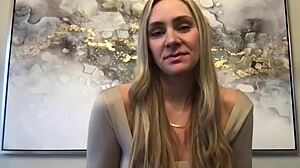 Peek at JJ's Long Legs and Big Tits Blonde Tall MILF Model Debut