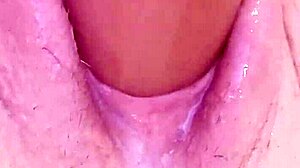 NaughtyHotKitten Drips Creamy Cum from Big Clit Toy Play