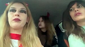 tes au travail tu ne peux pas voir ma video halloween en voiture voici l