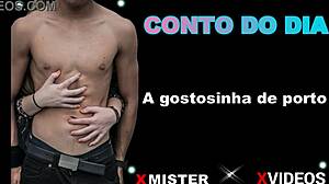 a gostosinha de porto teases her amateur curves close up