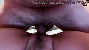 Amateur Hairy Milf's Tight Pussy Fucked By Monster Cock Cum Covered