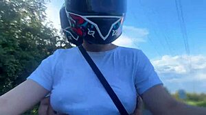 i picked up a didi client no bra and he noticed my huge tits right away