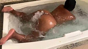 Ebony big tits amateur takes monster black cock cumshot in hardcore interracial pounding