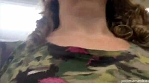 follow my sweaty socks and sneakers on this outdoor walk milf