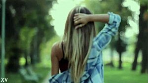 a sexy street dancer teases with hot moves then bares her small tits and pussy for live fun with aarina park