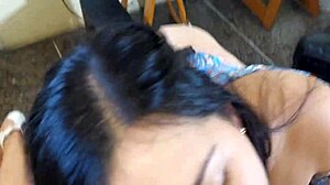 My stepsister shows me fucking then begs for my hot cumshot deep inside.