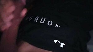 Hot Muscular Guy Jerks Massive Cock Loud Moans Intense Bed Workout Masturbation