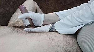 our clinic's special glove handjob for sperm donation