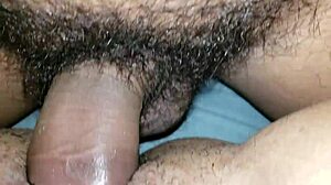 Bride enjoys married sex on wedding night