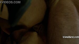 horny asian ladyboy strokes cock toys solo cumshot explosion