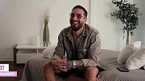 Addison Vodka rides Quinton James in casting fuck zone