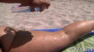 my heart races watching her adorable shaved pussy get fucked hard in pov