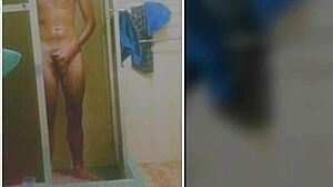 Wanna see my skinny Brazilian body shower masturbate huge cock cumshot orgasm compilation?