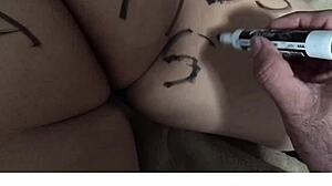 sexy santa latina prostitute plays dirty with huge dildo toys nonstop