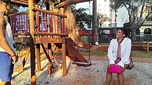 personal grabs schoolgirl for brutal outdoor anal creampie domination