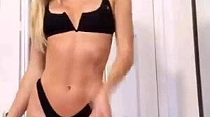 Boutinela's Black Bikini Ass Worship Thong Panties Compilation