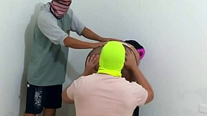 Wife wants coworker cock while you watch our real homemade trio fuck?