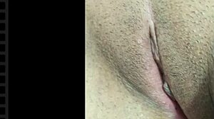 jade's beautiful shaved pussy drips juicy and tight in close-up homemade latina clip