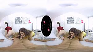 Guy Hires Two Big-Titted Shemales for Lingerie Threesome Pound