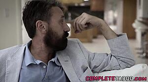 yo blonde teen slurps that fat monster cock like a pro deepthroat blowjob