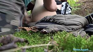 public agent films hot redhead lola fae fucked hard outdoors by euro guy