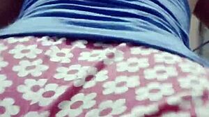 Feels so wrong but my curvy latina milf heart races riding that cock in my dress