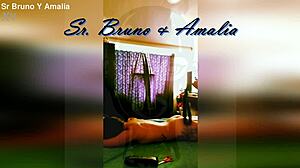 Colombian submissive amalia bound in bdsm session takes hard spanking on her big ass cheeks