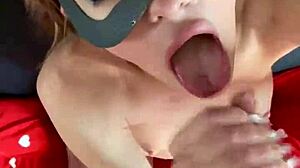 sloppy facefuck unloads cum straight in tiny teen nicolewet's mouth