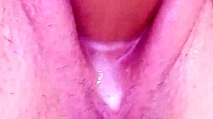 NaughtyHotKitten Drips Creamy Cum from Big Clit Toy Play