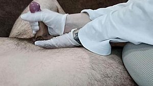 our clinic's special glove handjob for sperm donation