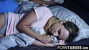 petite mona blues begs stepdad for missionary pounding now