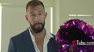 cute teen slut babe gets gangbanged hard by coach and team in group routine bang