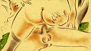 vintage hairy retro erotic cartoon drawings