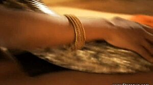 Erotic Indian milf dances her sensual brunette fantasies alive!